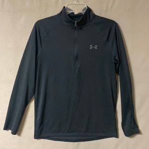 Under Armour Boys Loose Heatgear Long Sleeve 1/4 Zip Shirt